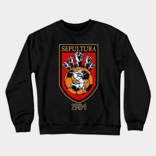 Sepultura bang 6 Crewneck Sweatshirt by SampitArt